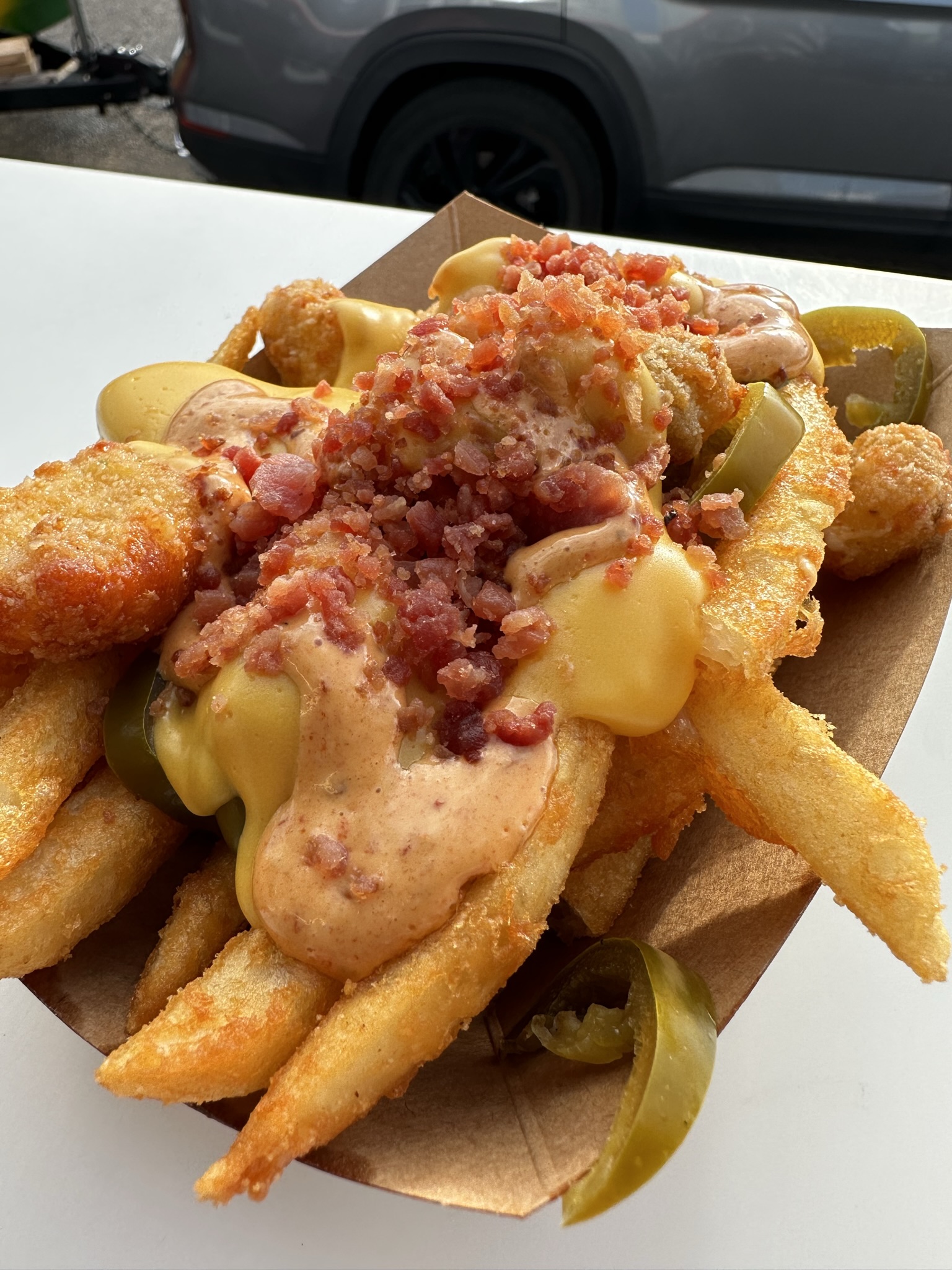 Jalapeno popper fries.